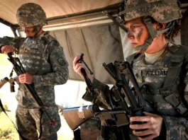 Body armor for female soldiers